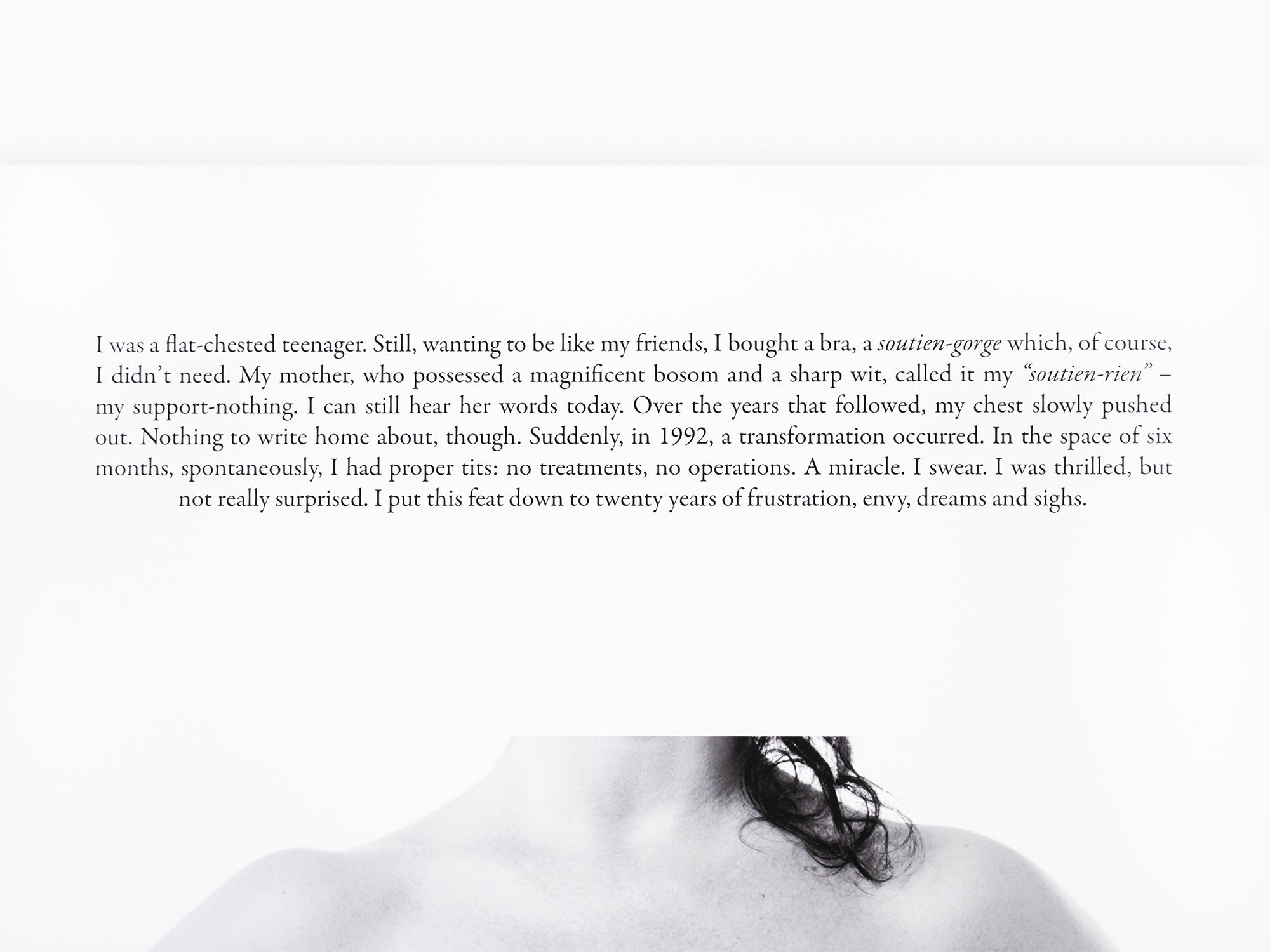 Sophie Calle - "Les seins"