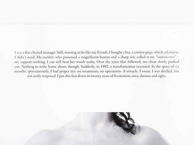 Sophie Calle - "Les seins"