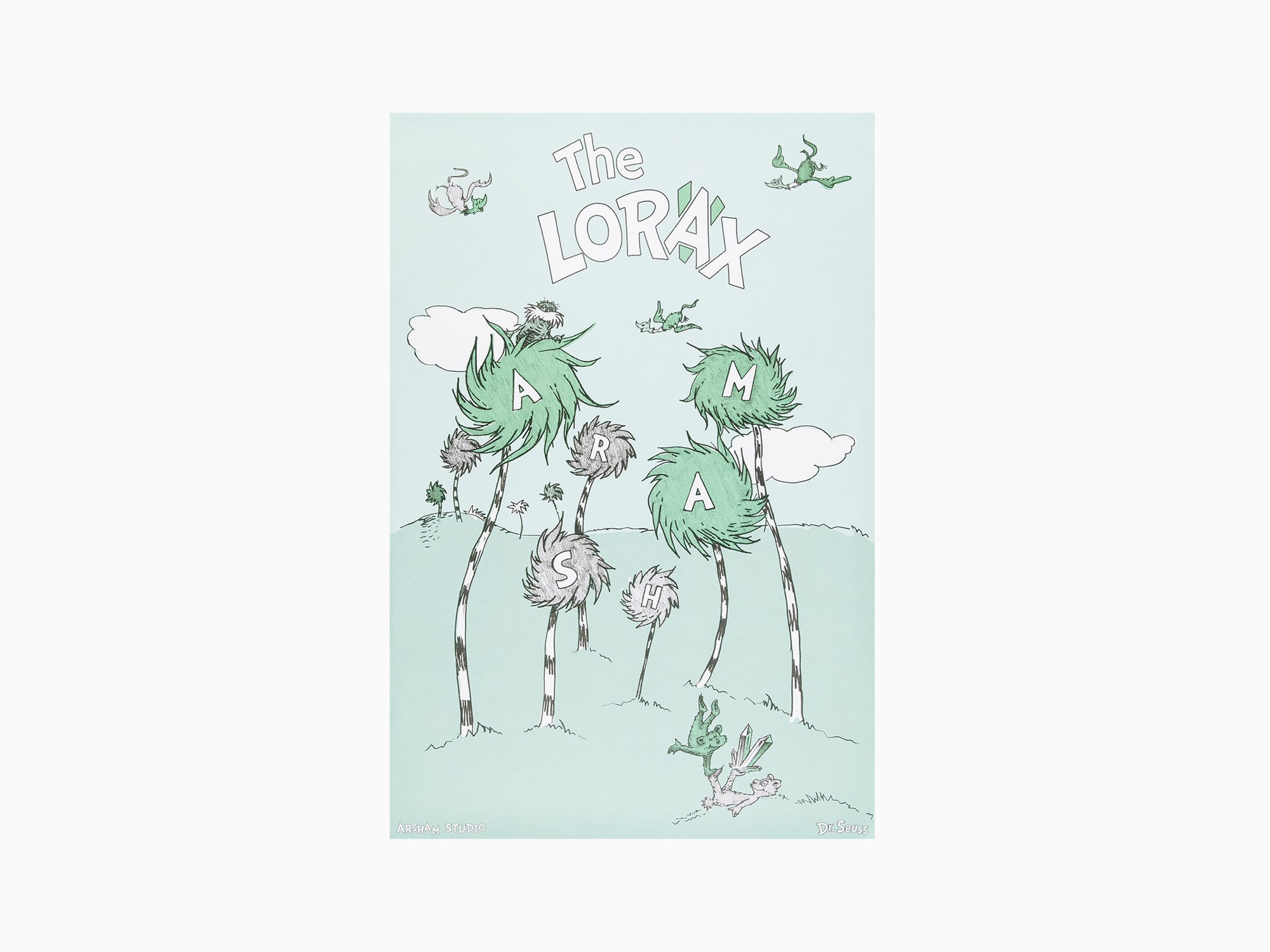 Daniel Arsham x Dr. Seuss "The Lorax" - Eco-Friendly Hommage Poster