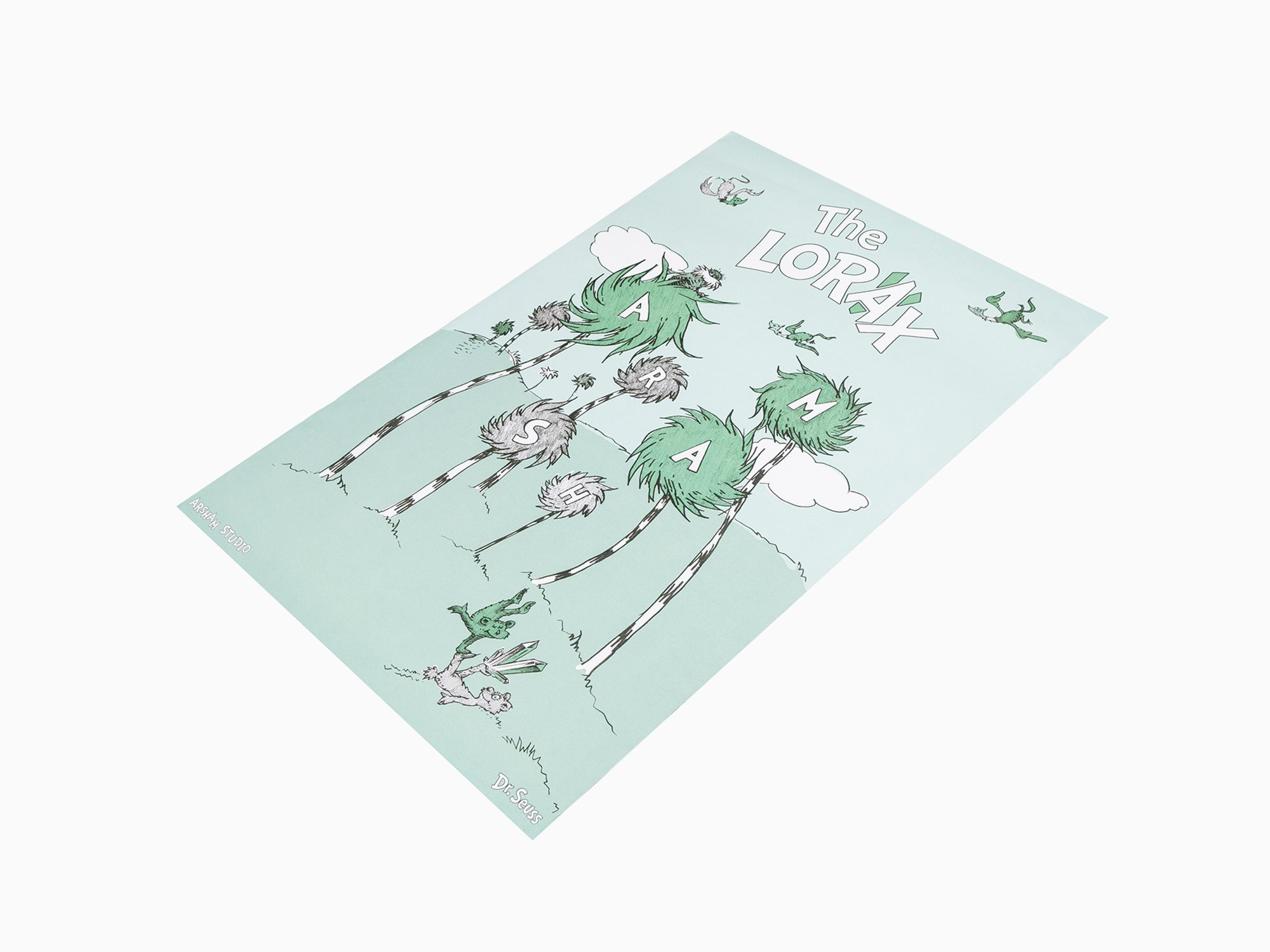 Daniel Arsham x Dr. Seuss "The Lorax" - Eco-Friendly Hommage Poster