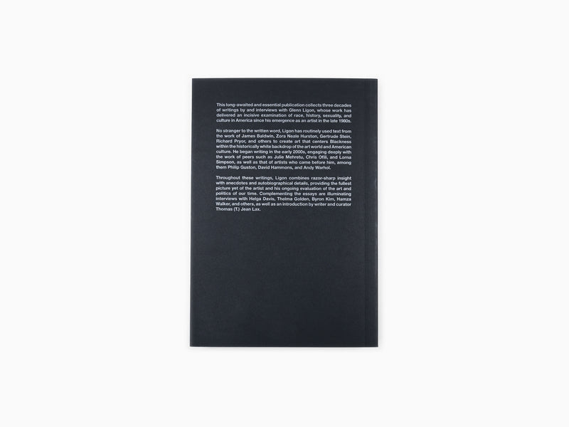 Glenn Ligon - Distinguishing Piss from Rain : Writings and Interviews