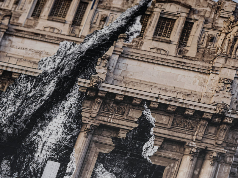 JR - La Nascita, Milano Centrale, Italie, 2024