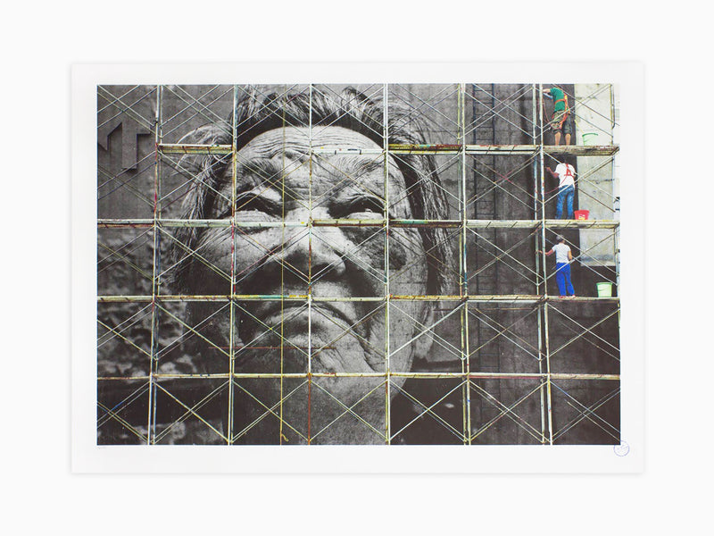 JR - Wrinkles of the City, Action in Shanghai, Shi Li, China