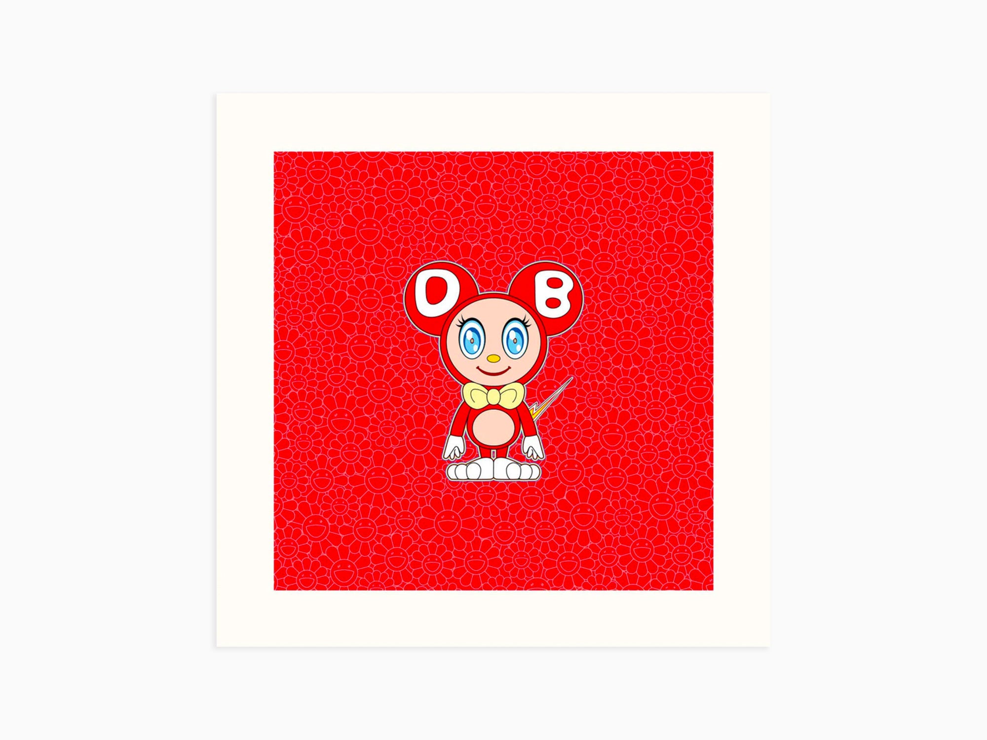 Takashi Murakami - DOB 2021 Camellia Red