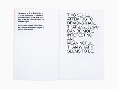 The City is Ours #1 - Discarded Gums