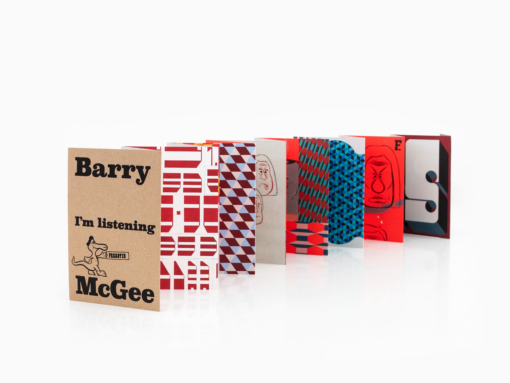 Barry McGee -"I'm Listening" Leporello