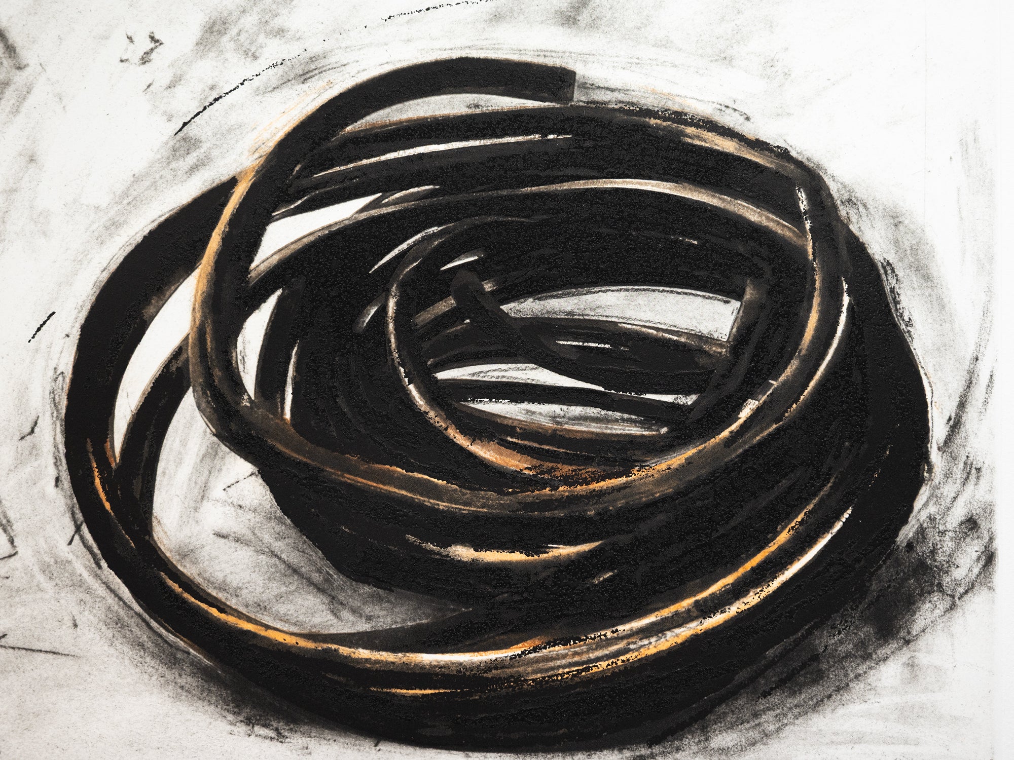 Bernar Venet - Effondrement : Lignes indéterminées, 2022