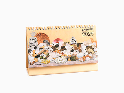 Chen Fei - Desk Calendar 2026
