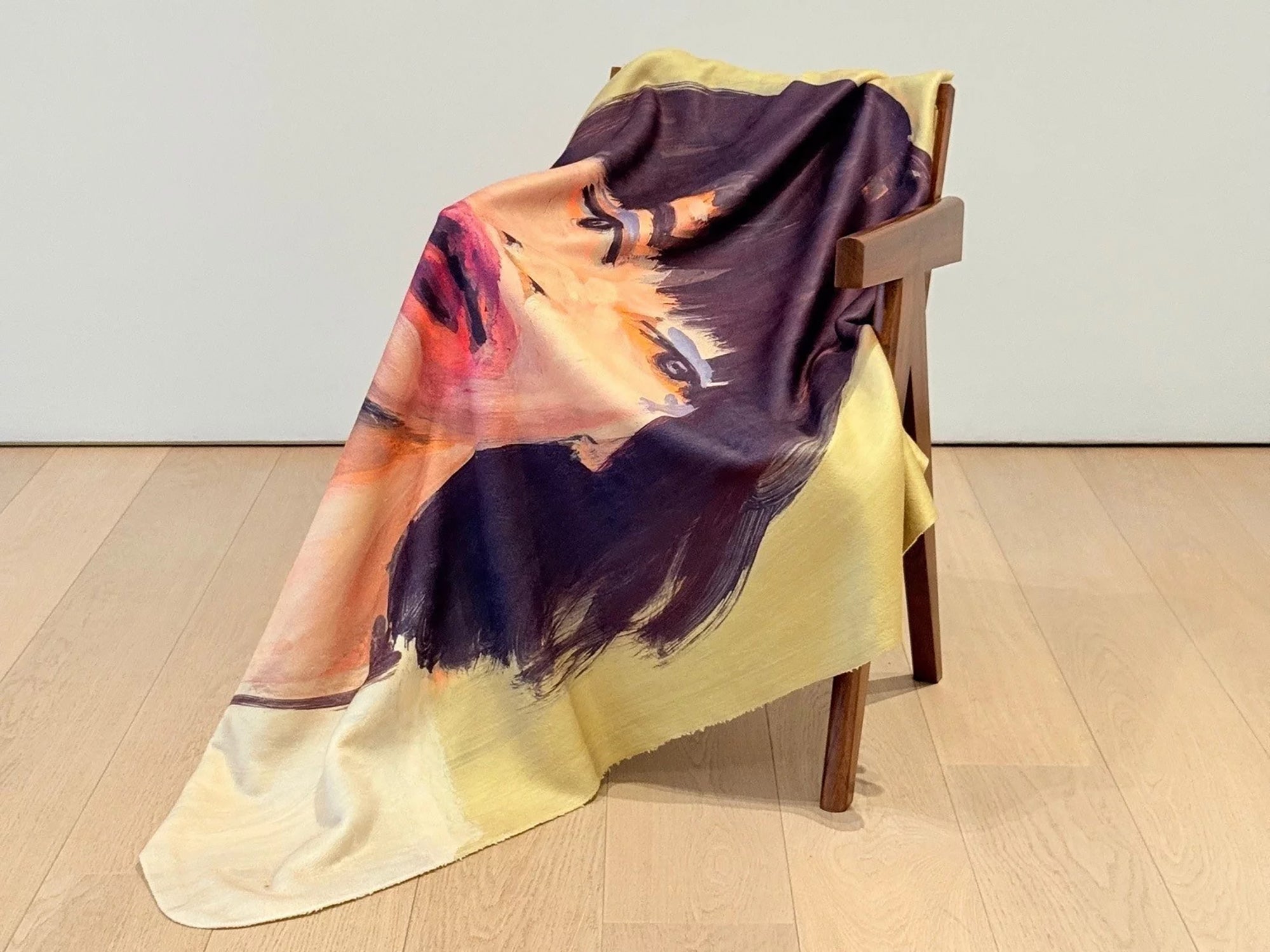 Claire Tabouret - Makeup (red and purple) Blanket