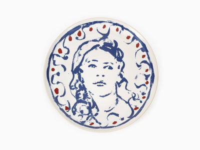Claire Tabouret - "Portrait with curls" Decorative Plate