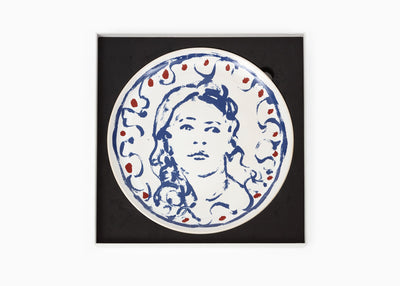 Claire Tabouret - "Portrait with curls" Decorative Plate