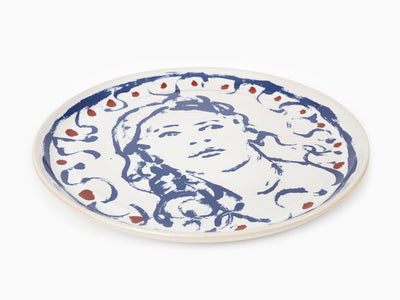 Claire Tabouret - "Portrait with curls" Decorative Plate