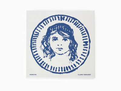 Claire Tabouret - "Portrait with stripes" Decorative Plate