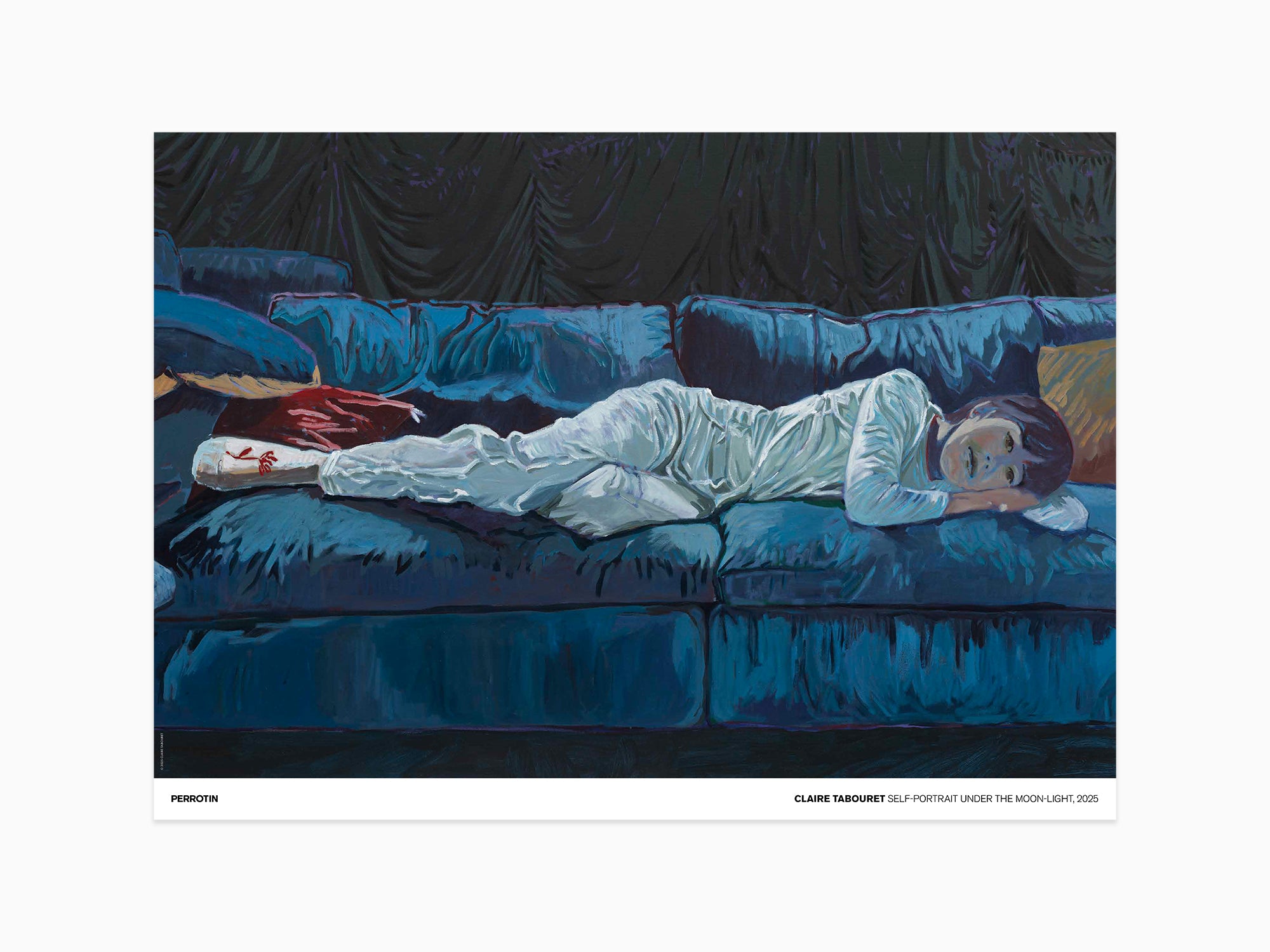 Claire Tabouret - Self-portrait under the moonlight (standard poster)