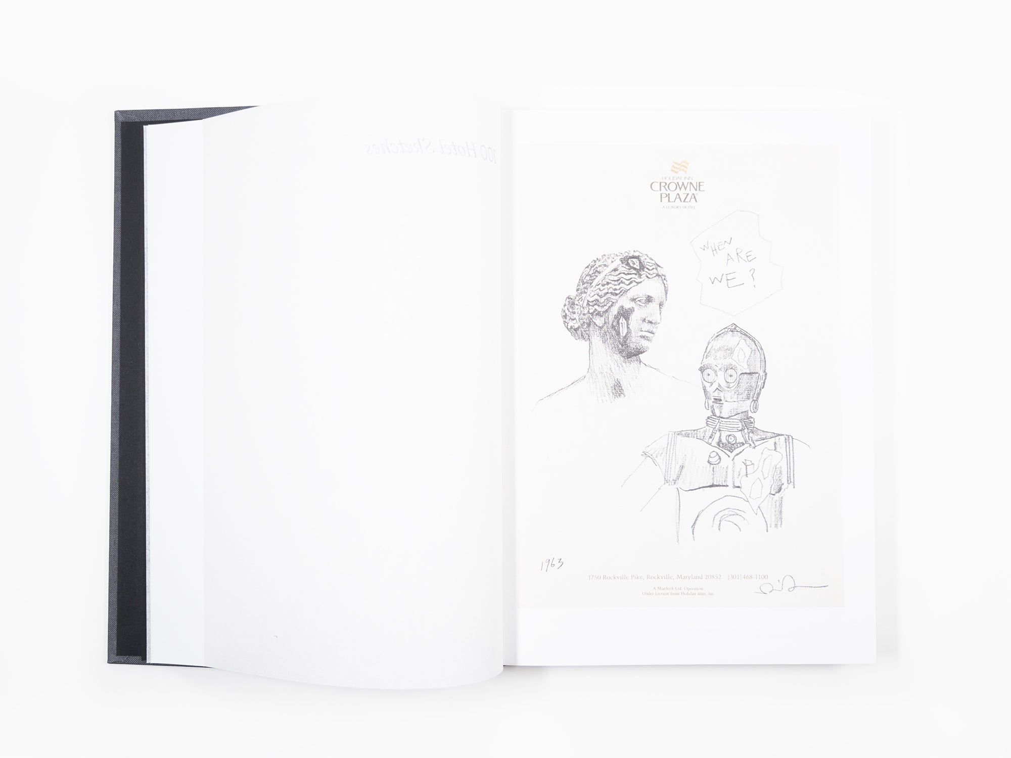 Daniel Arsham - 100 Hotel Sketches (SIGNED)