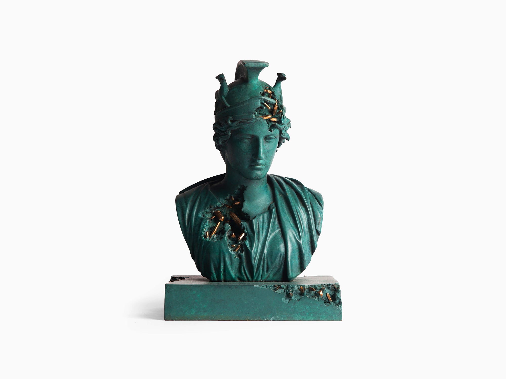 Daniel Arsham - Bronze Eroded Rome Deified