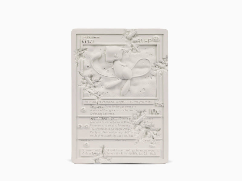 Daniel Arsham - White Crystalized Mew Card