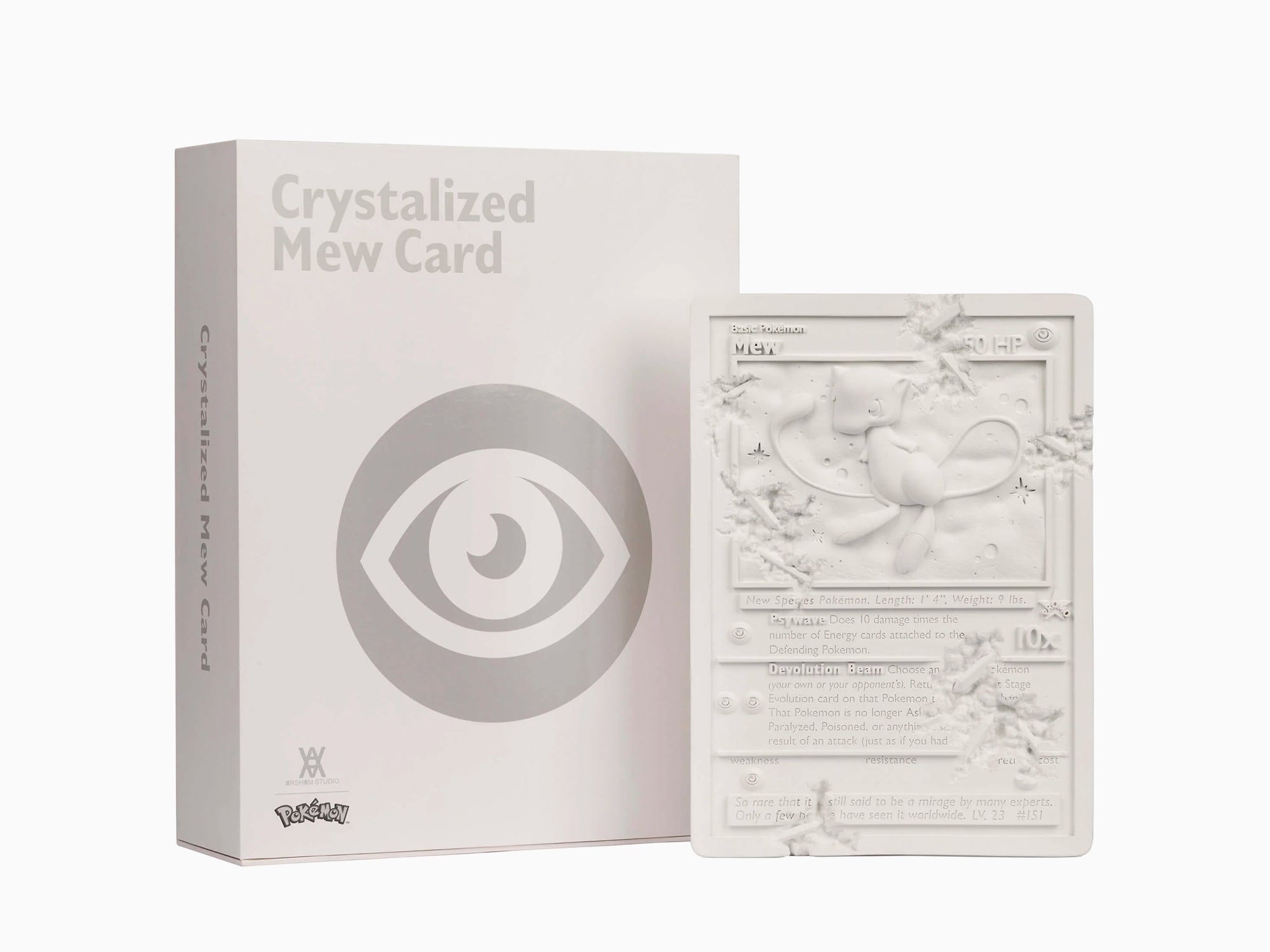 Daniel Arsham - White Crystalized Mew Card