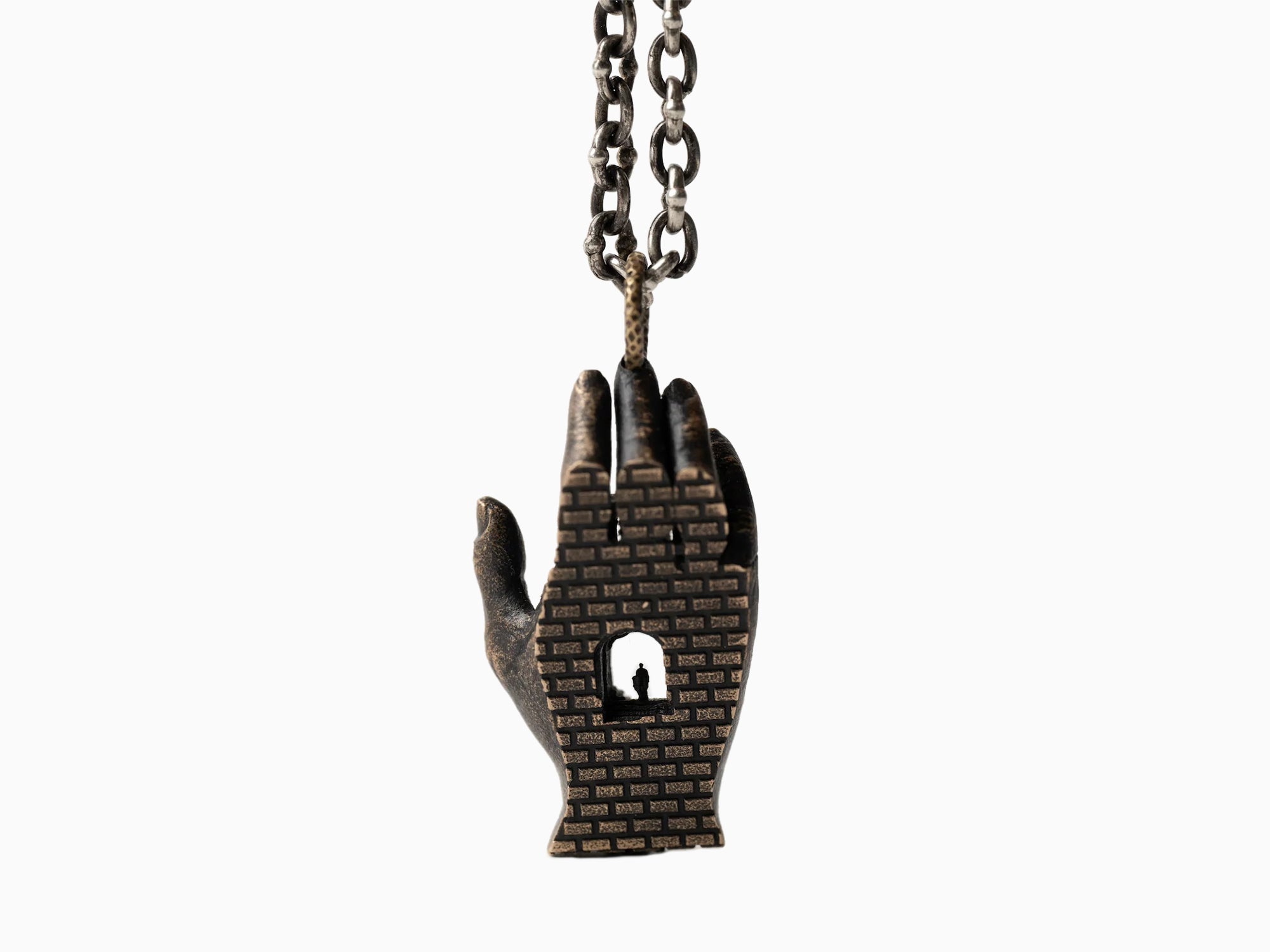 Daniel Arsham - Hand Labyrinth Pendant Necklace