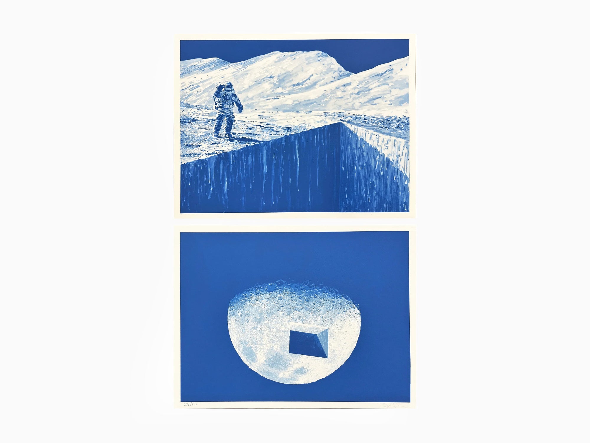 Daniel Arsham - Estampes lunaires (lot de 2)