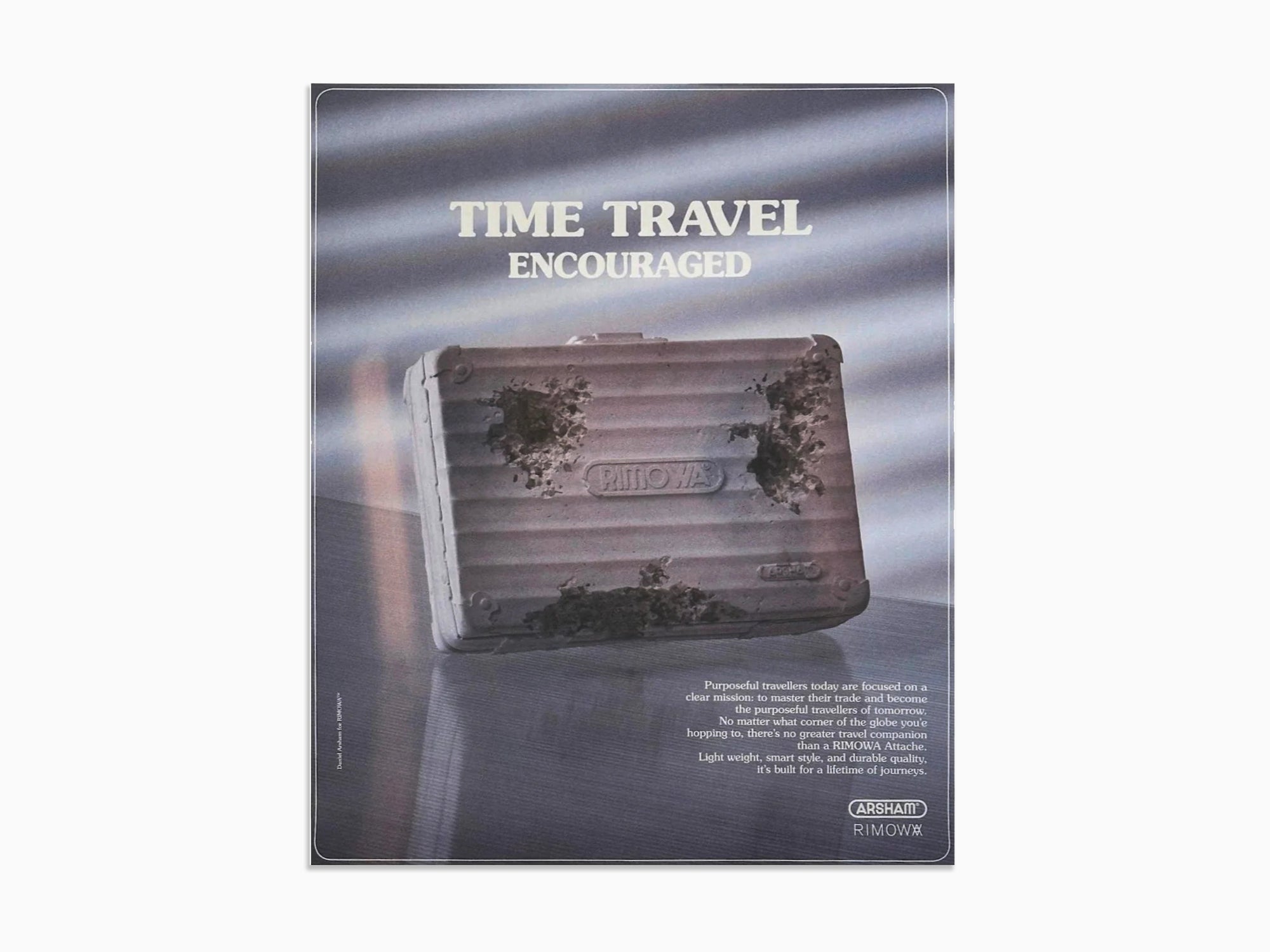 Daniel Arsham - Time Travel Encouraged Poster