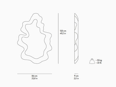 Snarkitecture - Sculpted Mirror White