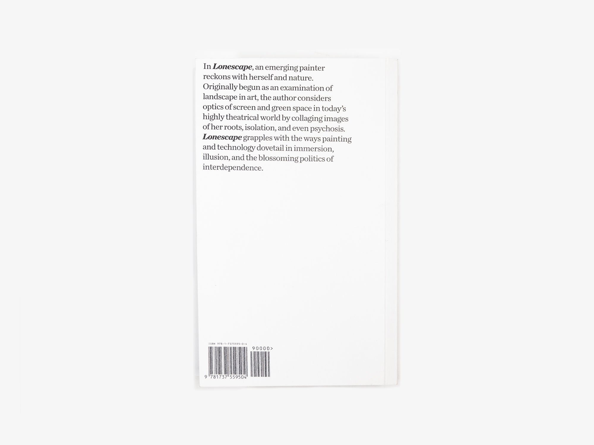 Emma Webster - Lonescape: Green, Painting, & Mourning Reality