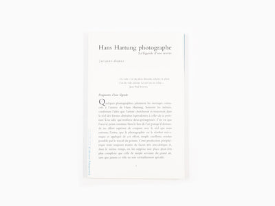 Jacques Damez - Hans Hartung photographe