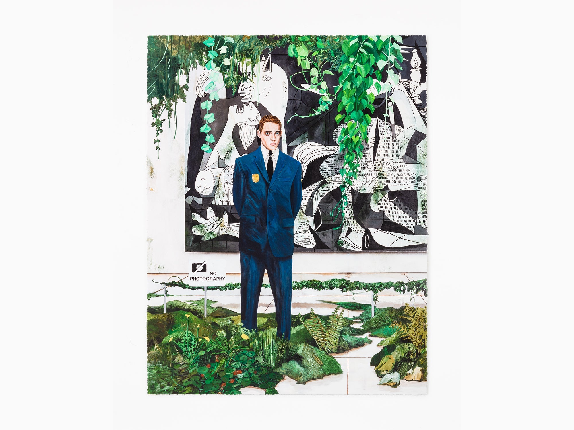 Hernan Bas - The Last Museum Guard at the Last Museum on Earth