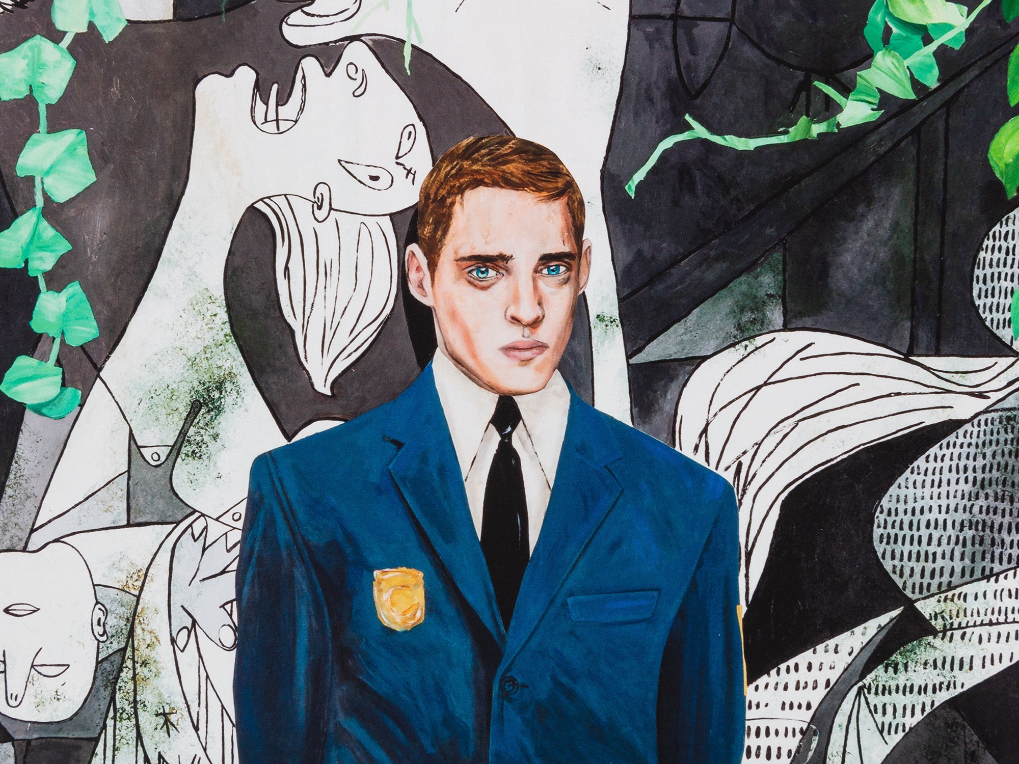 Hernan Bas - The Last Museum Guard at the Last Museum on Earth