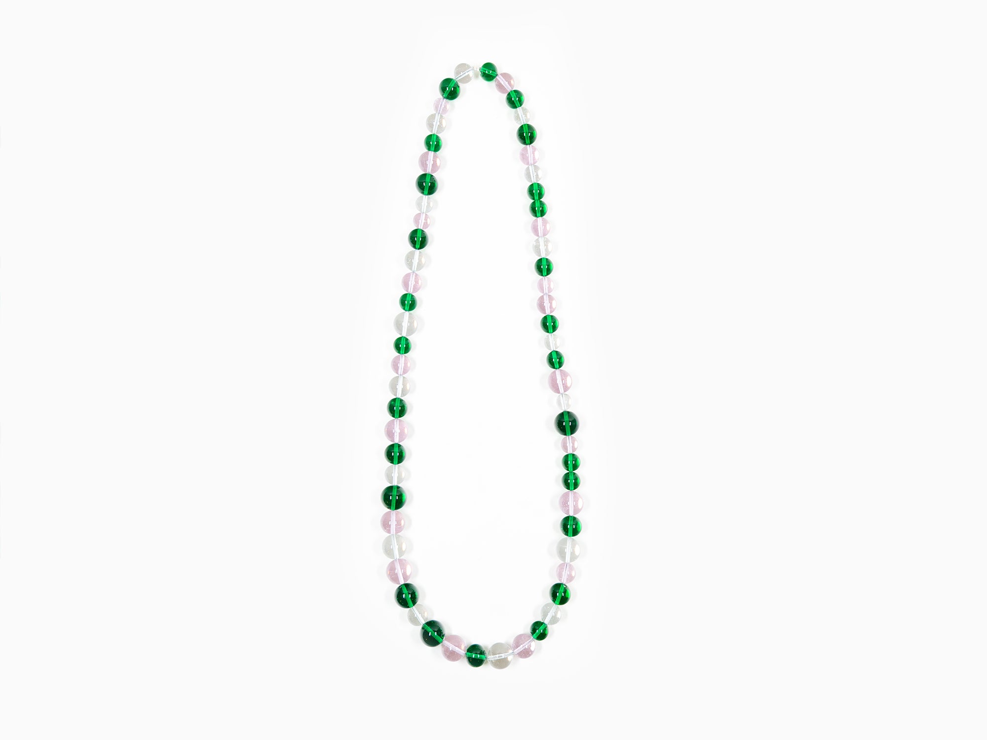 Jean-Michel Othoniel - Collier Rose, Vert et Cristal (25EN004)