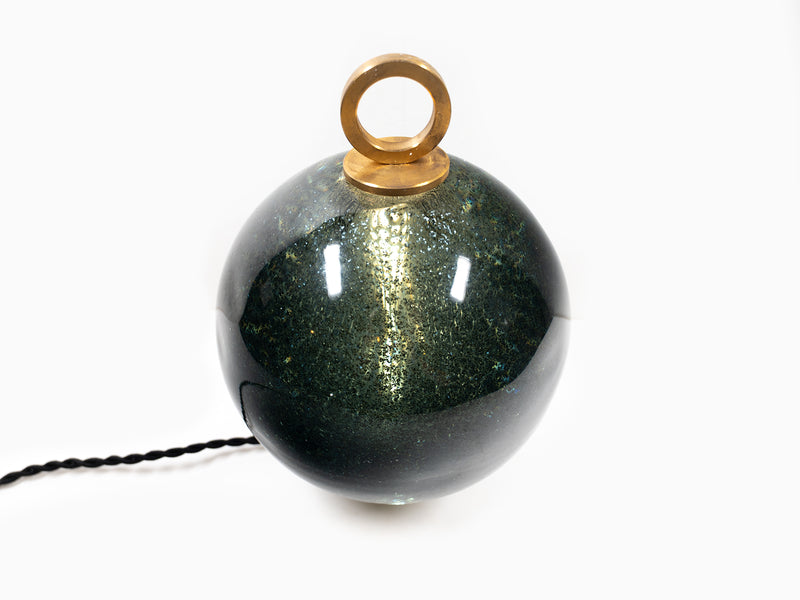 Jean-Michel Othoniel - Lampe perle Gris Mica 15cm (23EN052)