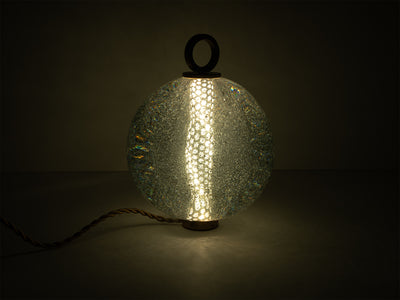 Jean-Michel Othoniel - Lampe perle Gris Mica 15cm (23EN285)