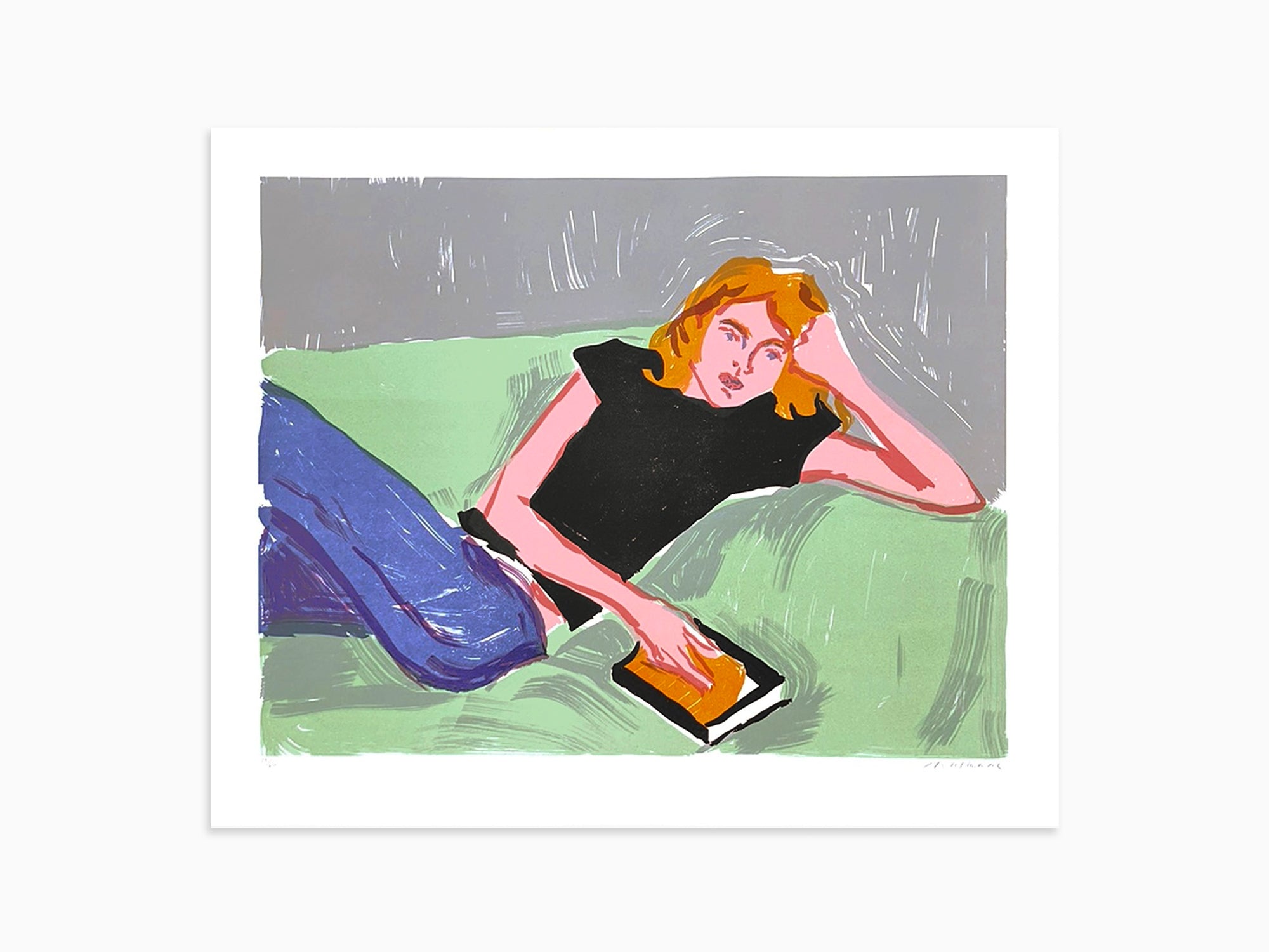 Jean-Philippe Delhomme - Lea with Notebook