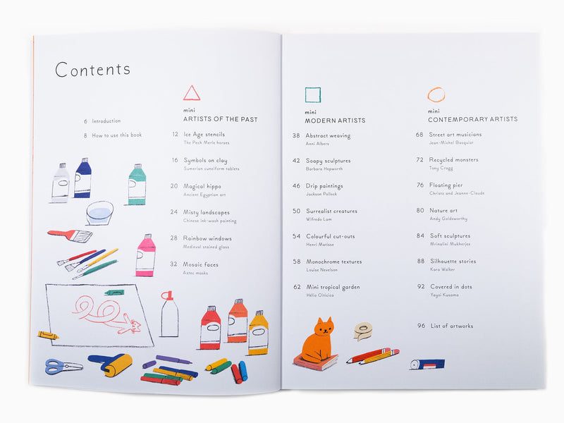 Collective - Mini Artists : 20 projects inspired by the great artists