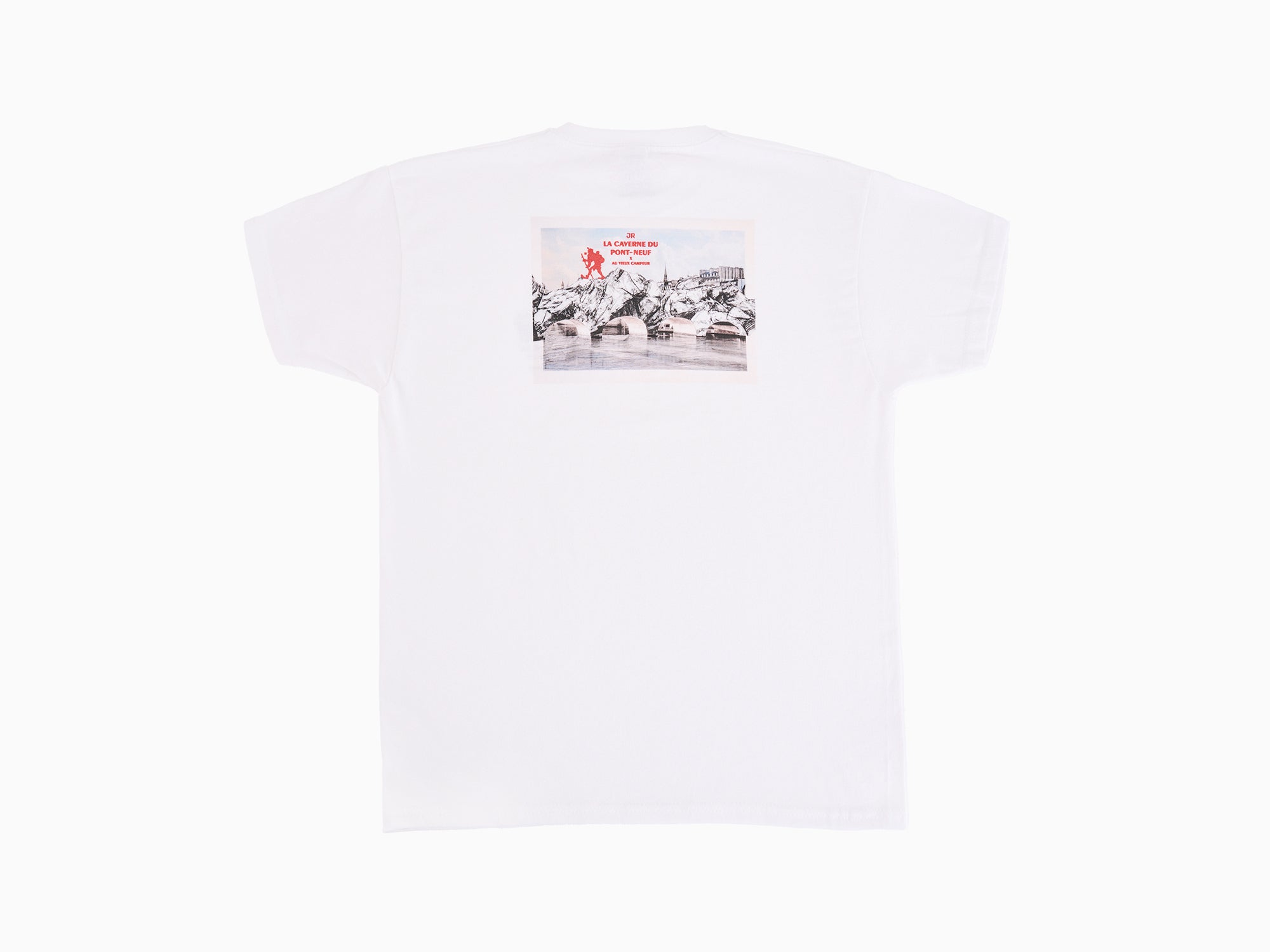 JR x Au Vieux Campeur - La Caverne du Pont-Neuf - T-shirt Pont (White)