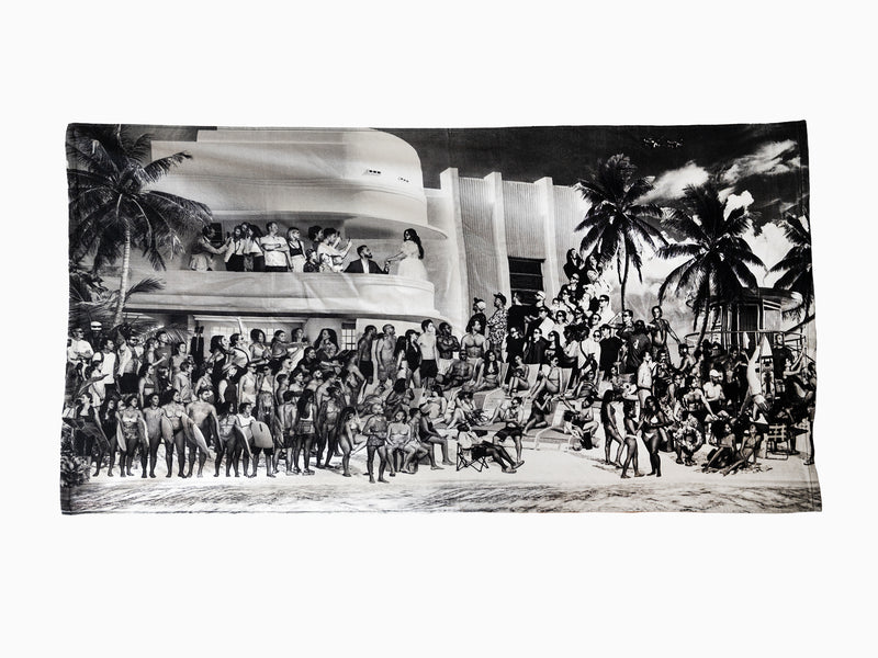 JR - The Chronicles of Miami, USA, 2022 - Beach Towel