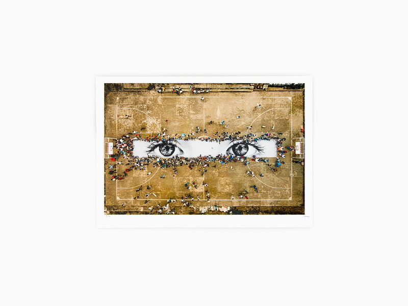 JR - Déplacé.e.s Angel, Pique nique, Colombie, 2023