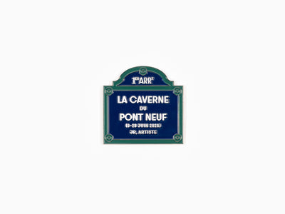 JR - Aimant en émail « La Caverne du Pont-Neuf »