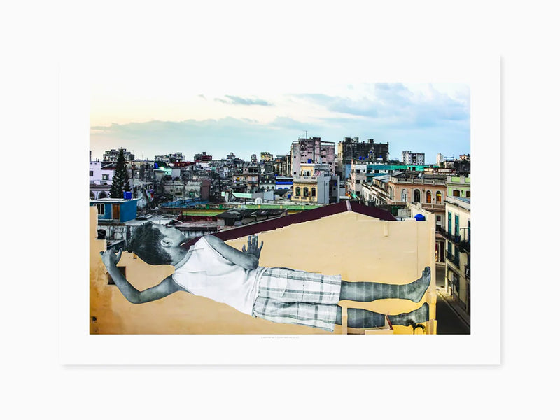 JR - Poster Giants, Alain, April 13, 08.22 pm, Havana, Cuba, 2019