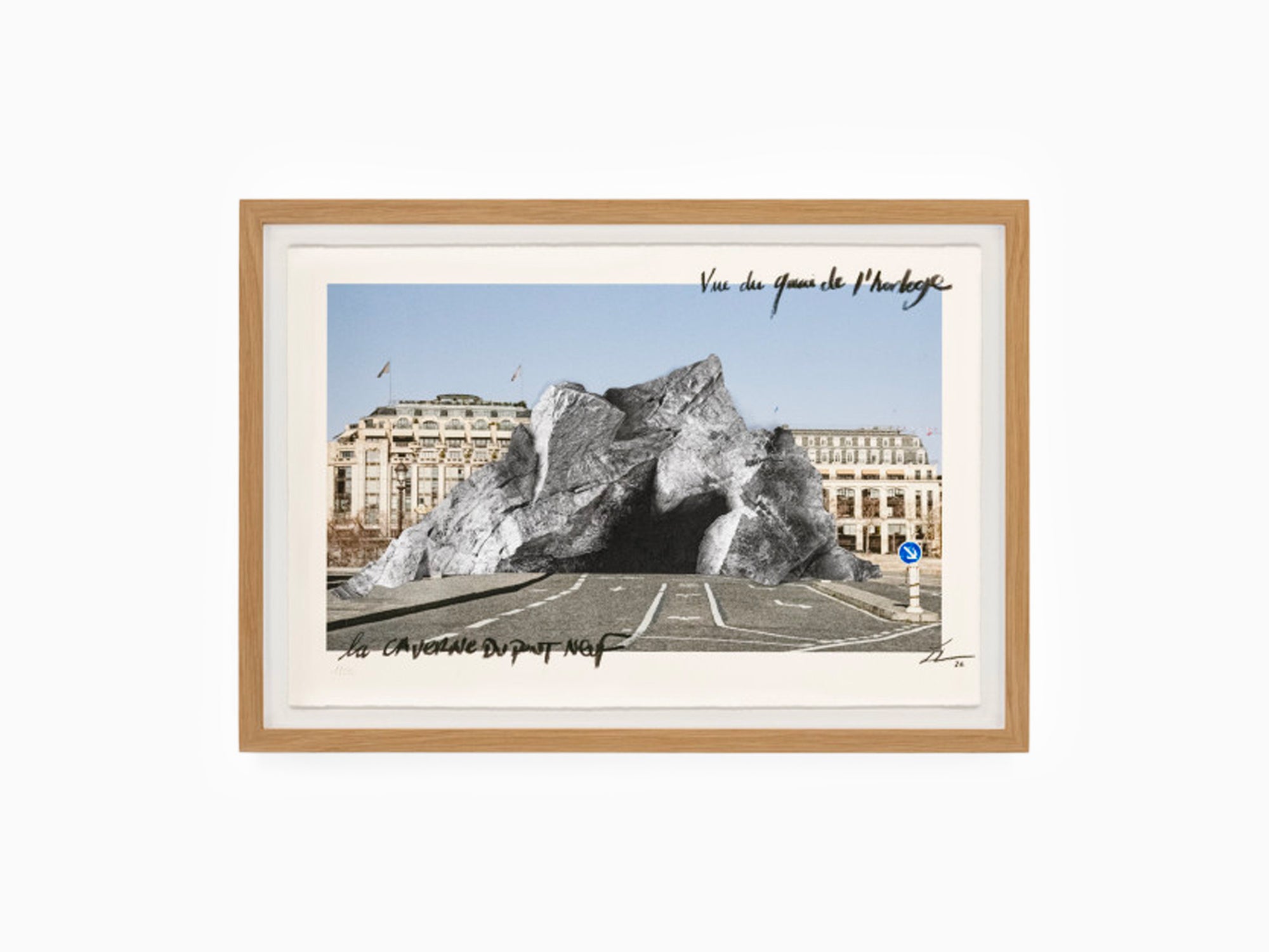 JR - La Caverne du Pont-Neuf, vue depuis le quai de l'Horloge, Paris, France, 2026
