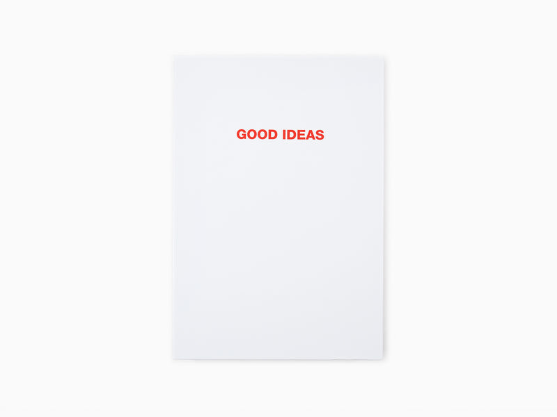 Marina Abramovic - Bad Ideas / Good Ideas Notebook