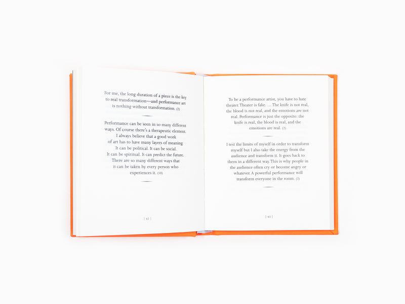 Marina Abramovic - Abramovic-isms