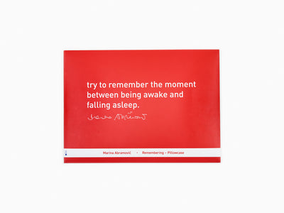 Marina Abramovic - Pillow Case