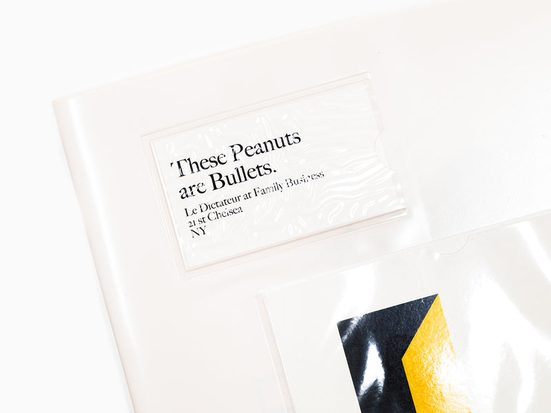 Maurizio Cattelan - Le Dictateur - These Peanuts are Bullets