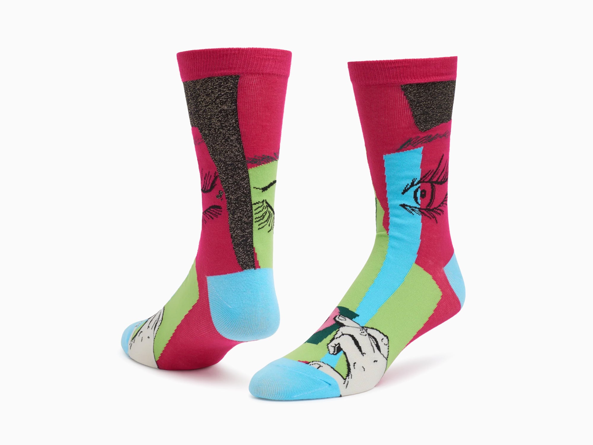 Mickalene Thomas - “Untitled #5” Jacquard Knit Socks