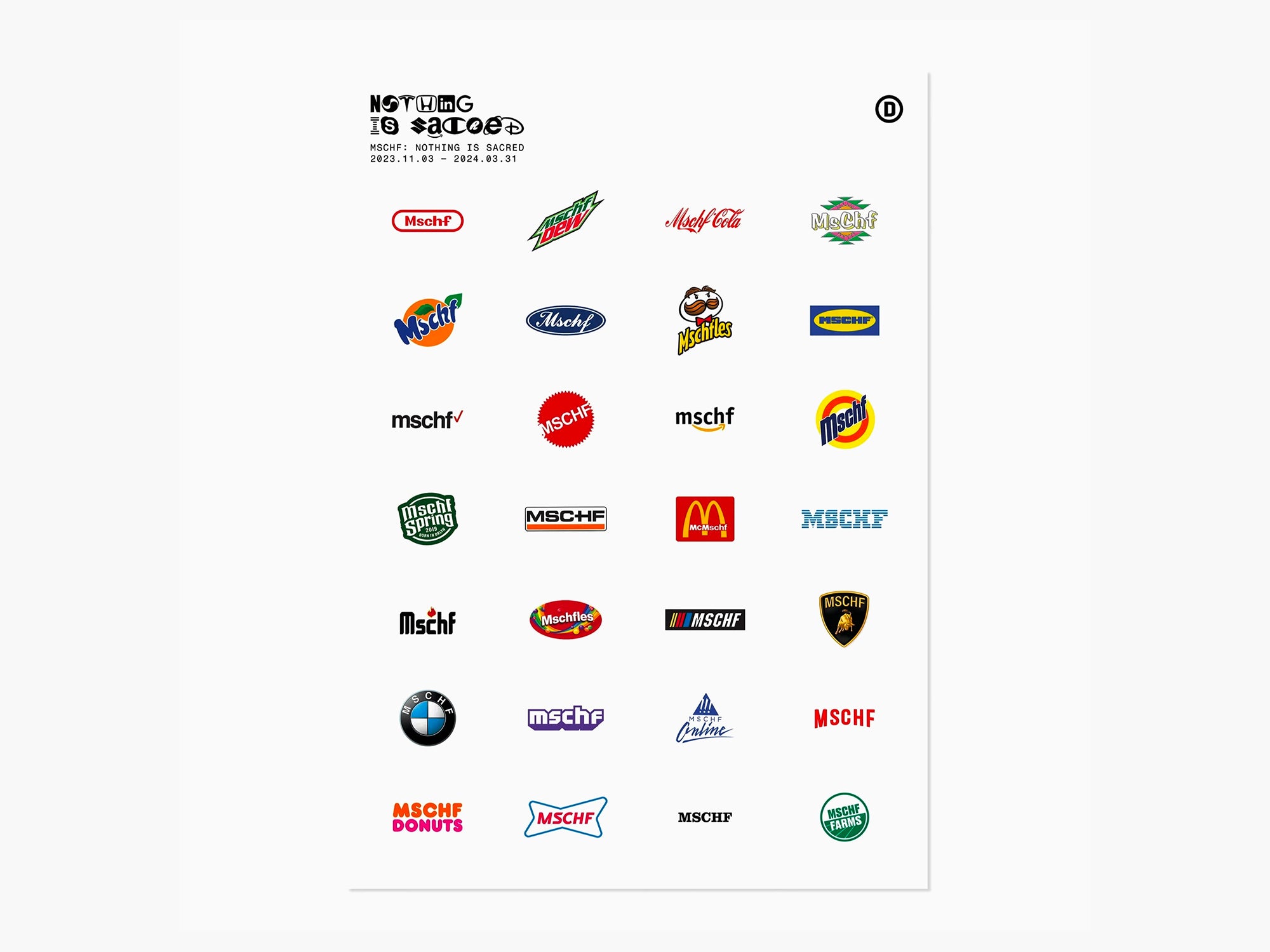 MSCHF - "Nothing is Sacred" Poster