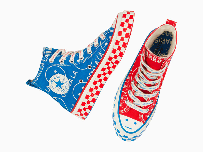 NINA CHANEL ABNEY X CONVERSE CHUCK 70 (RED/BLUE)