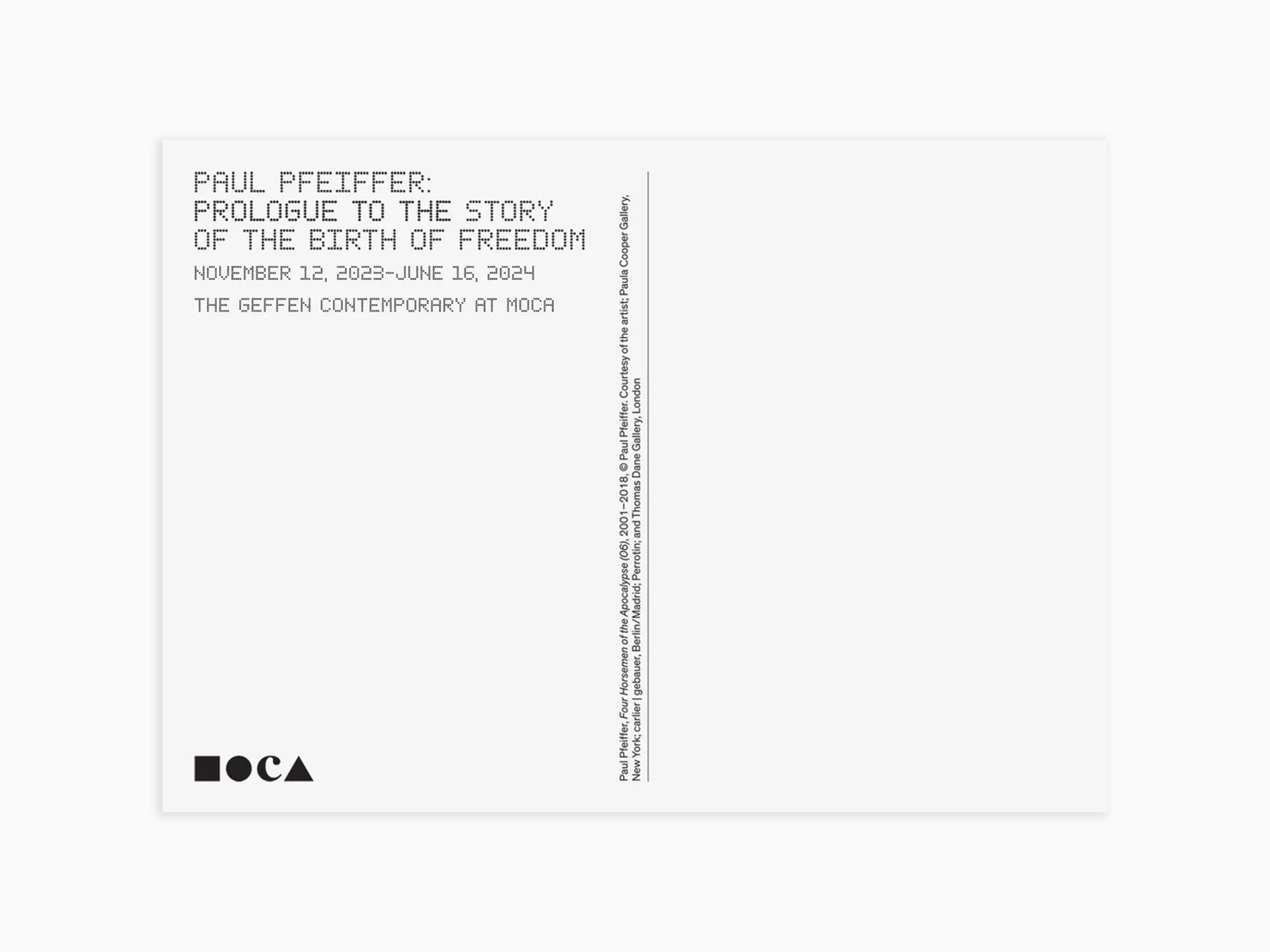 Paul Pfeiffer - Postcards