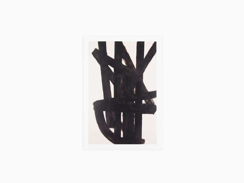 Pierre Soulages - « Peinture 193,4 x 129,1 cm, 1948-1949 » Carte postale